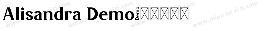 Alisandra Demo字体转换
